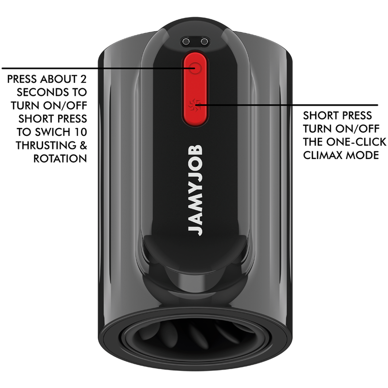 Jamyjob - Vortex Thrusting and 360-Rotating Tech Turbo Mode Masturbator