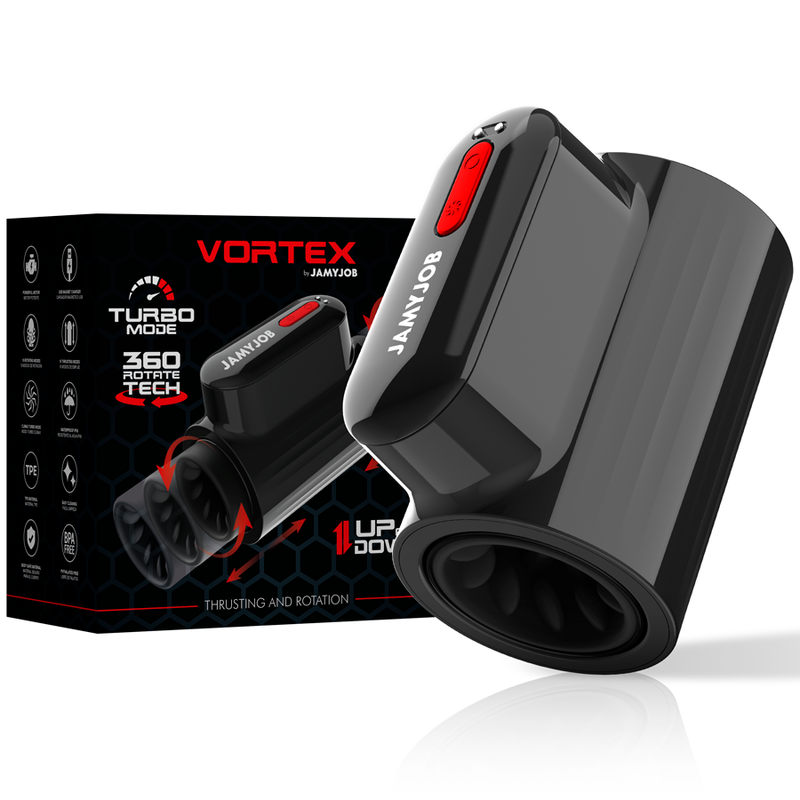 Jamyjob - Vortex Thrusting and 360-Rotating Tech Turbo Mode Masturbator