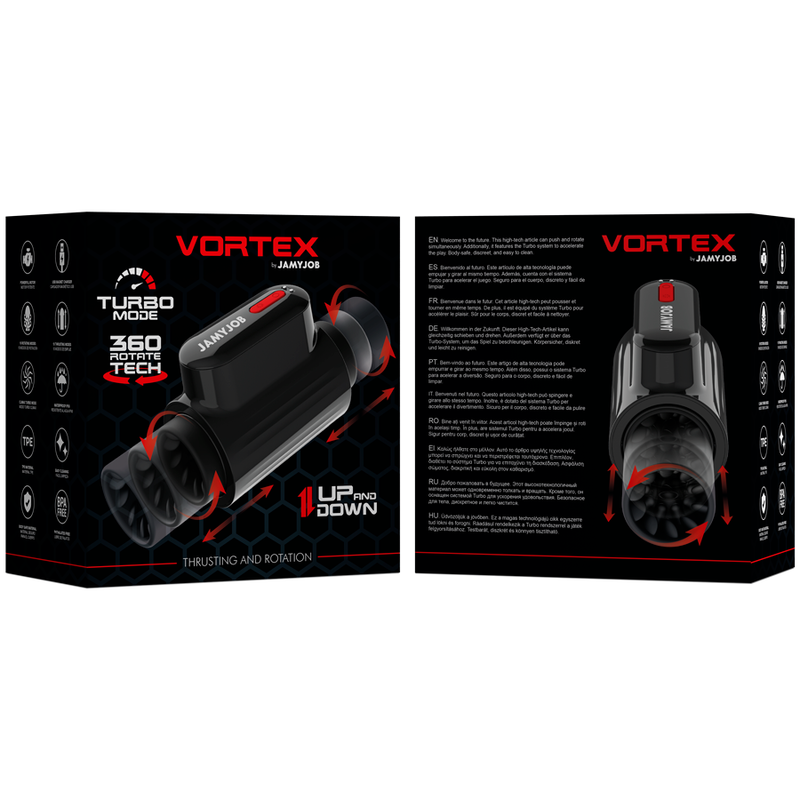Jamyjob - Vortex Thrusting and 360-Rotating Tech Turbo Mode Masturbator