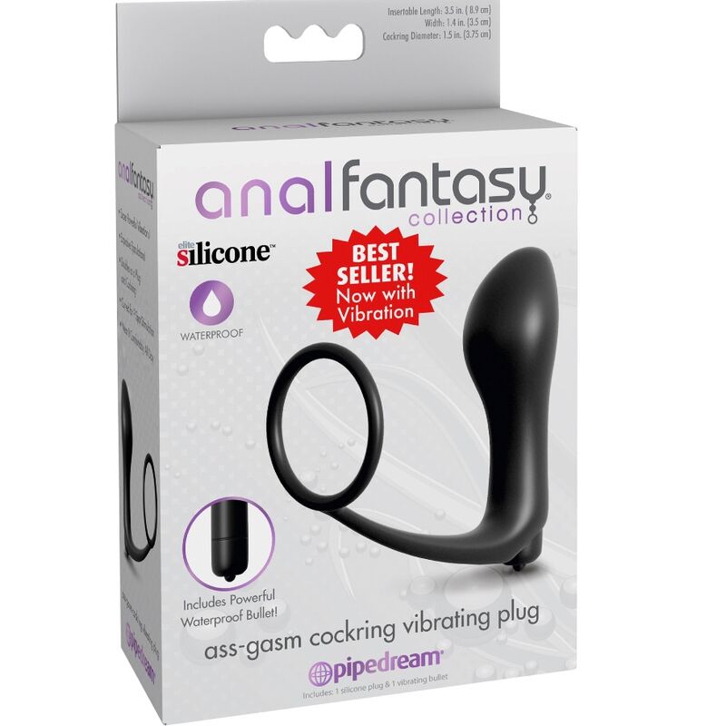 ANAL FANTASY ELITE COLLECTION - Cockring Vibrator plug
