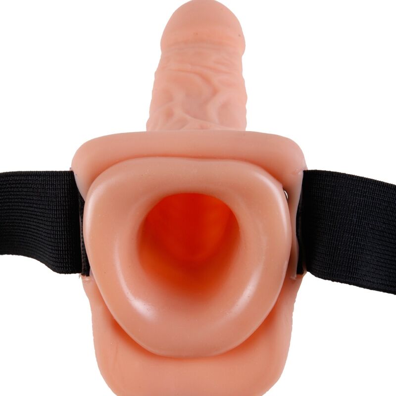 Fetish Fantasy Series - Verstellbares Gurt Mit Fernbedienung, Realistischer Penis Mit Hoden 17,8 Cm