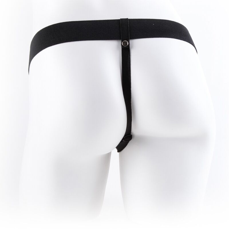 Fetish Fantasy Series - Verstellbares Gurt Mit Fernbedienung, Realistischer Penis Mit Hoden 23 Cm