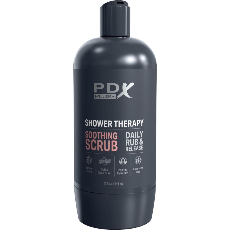 Pdx Plus - Stroker Masturbator, discreet bottle design, soothing exfoliating candy-scented shampoo