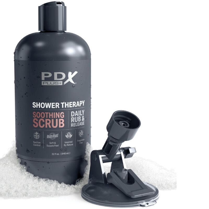 Pdx Plus - Stroker Masturbator, discreet bottle design, soothing exfoliating candy-scented shampoo