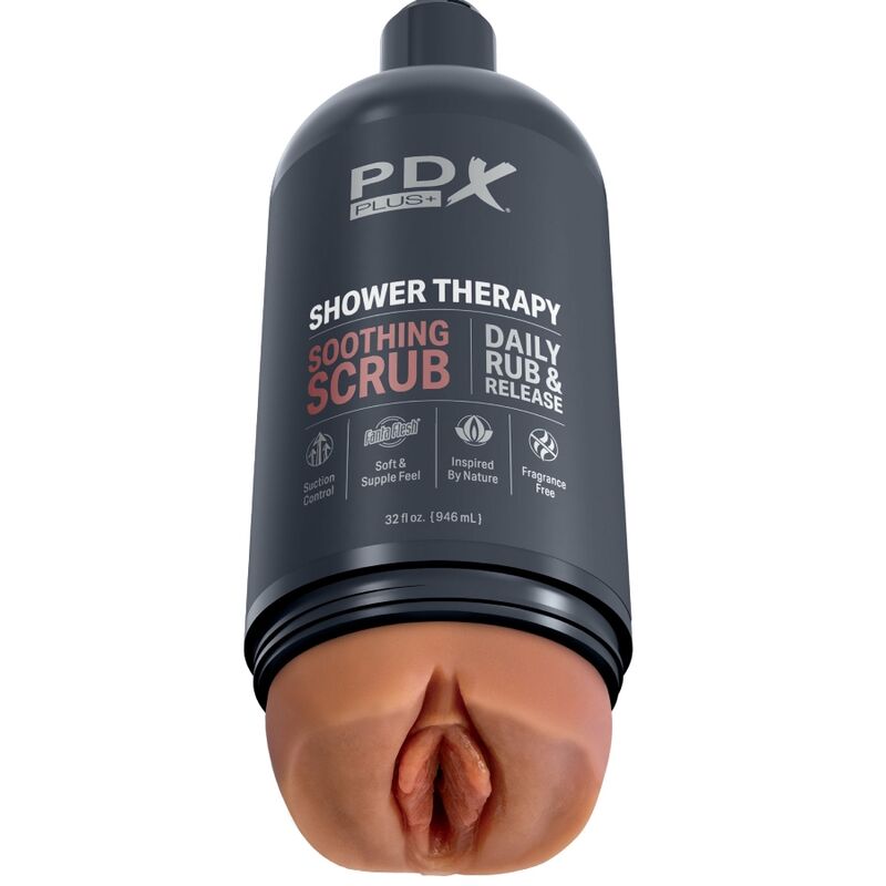Pdx Plus - Stroker Masturbator, discreet bottle design, soothing exfoliating candy-scented shampoo