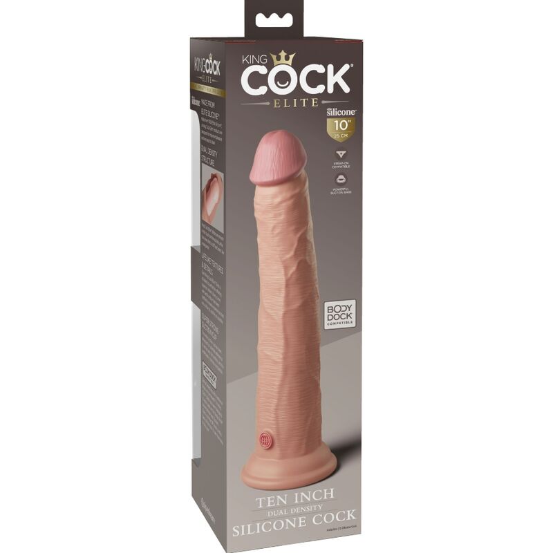 King Cock - Elite Realistischer Silikondildo 25.4 Cm