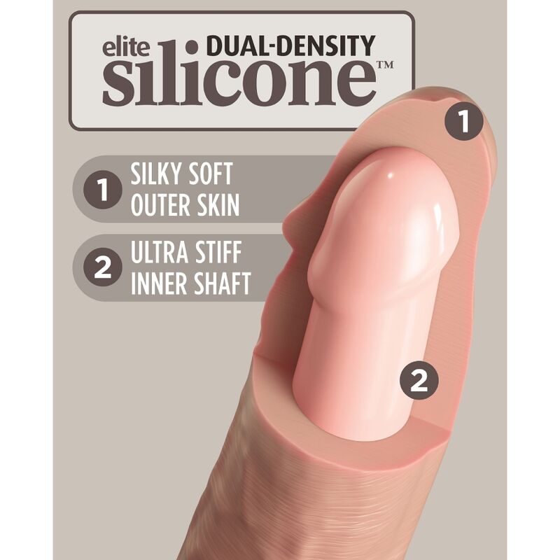 King Cock - Elite Realistic Silicone Dildo 28 cm