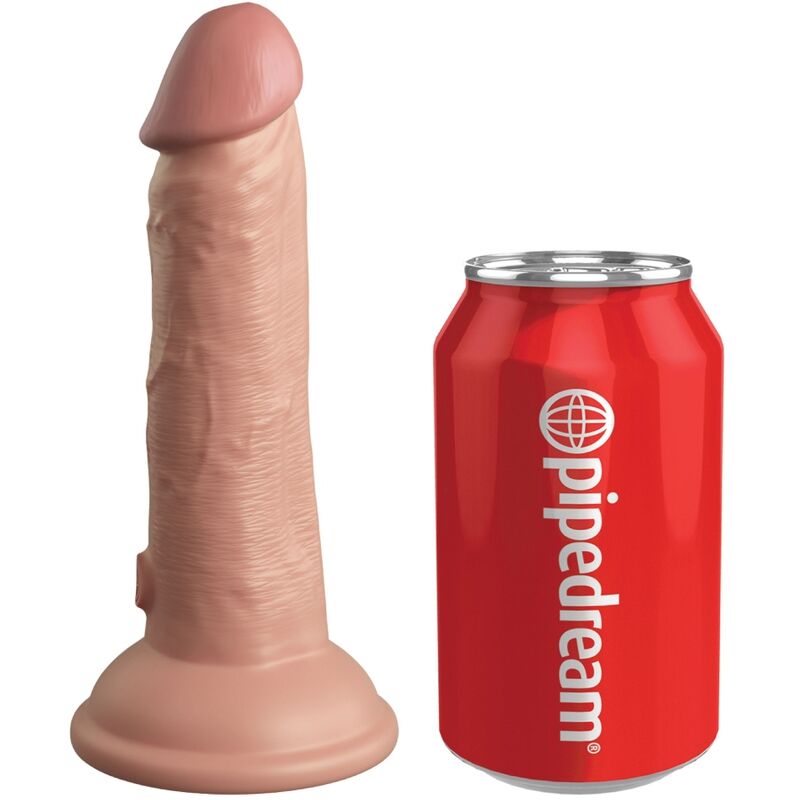King Cock - Elite Realistic Vibrating Silicone Dildo 15.2 cm