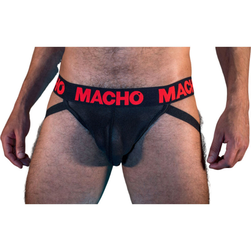 Macho - Mx26x2 Jock Black/Red L