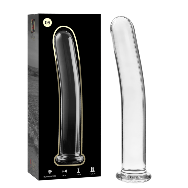 Nebula Series By Ibiza - Modell 8 Dildo Borosilikatglas Klar 14.5 Cm -O- 2 Cm