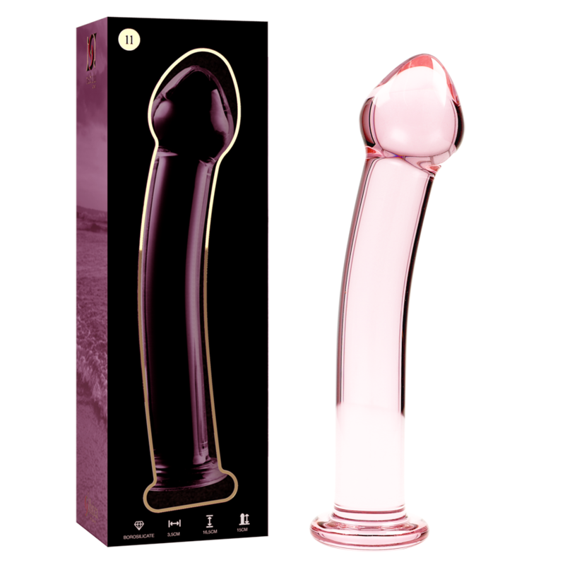 Nebula Series By Ibiza - Modell 11 Dildo Borosilikatglas Rosa 16 Cm -O- 3 Cm