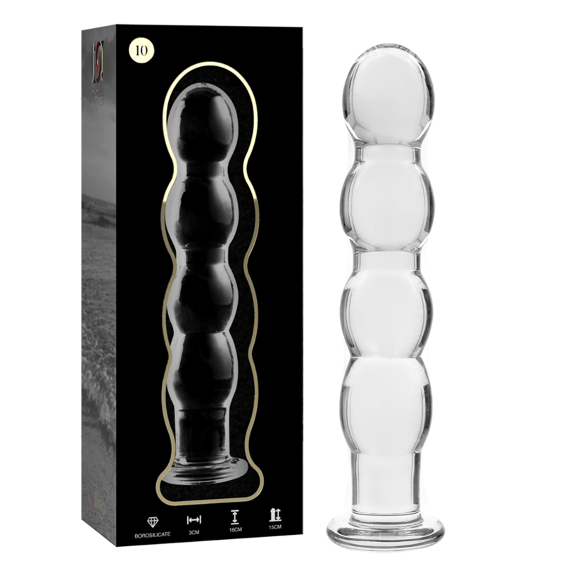 Nebula Series By Ibiza - Modell 10 Dildo Borosilikatglas Klar 16.5 Cm -O- 3.5 Cm