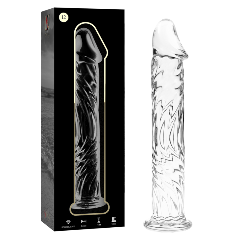 Nebula Series By Ibiza - Modell 12 Dildo Borosilikatglas Klar 17 Cm -O- 3.5 Cm