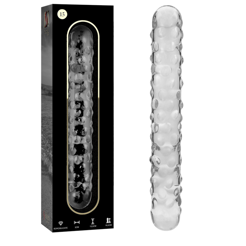 Nebula Series By Ibiza - Modell 15 Dildo Borosilikatglas Klar 18.5 Cm -O- 3 Cm