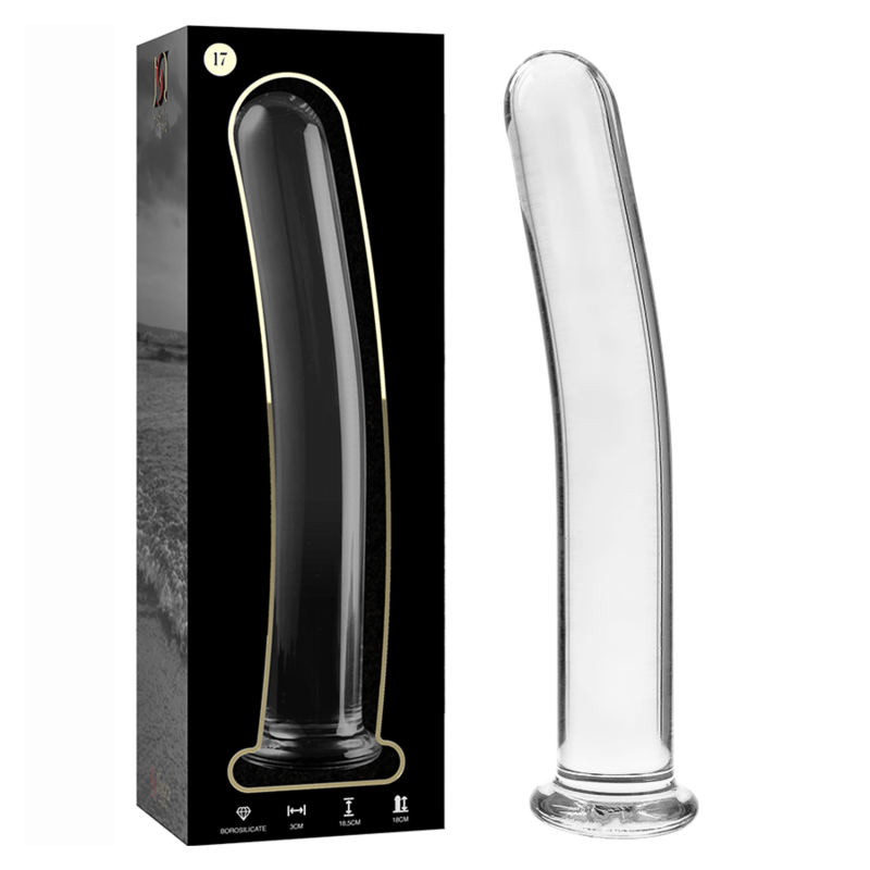 Nebula Series By Ibiza - Modell 17 Dildo Borosilikatglas Klar 18.5 Cm -O- 3 Cm