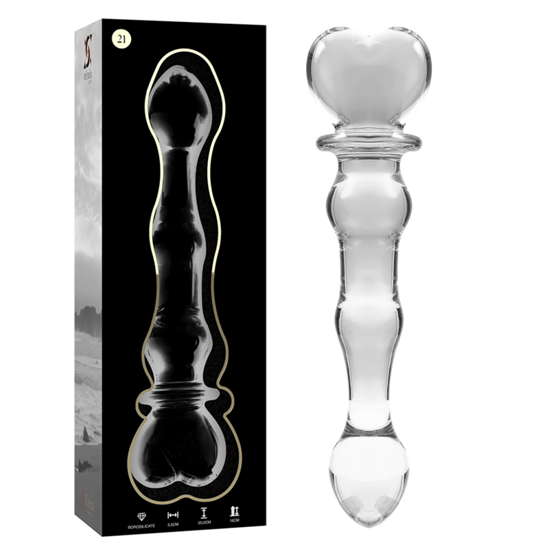 Nebula Series By Ibiza - Modell 21 Dildo Borosilikatglas Klar 20.5 Cm -O- 3.5 Cm