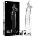 Nebula Series By Ibiza - Modell 23 Dildo Borosilikatglas Klar 21.5 Cm -O- 4 Cm
