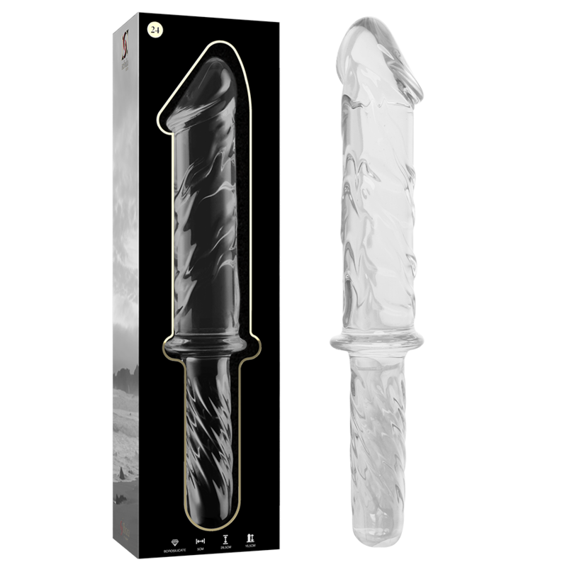 Nebula Series By Ibiza - Modell 24 Dildo Borosilikatglas Klar 28.5 Cm -O- 5 Cm