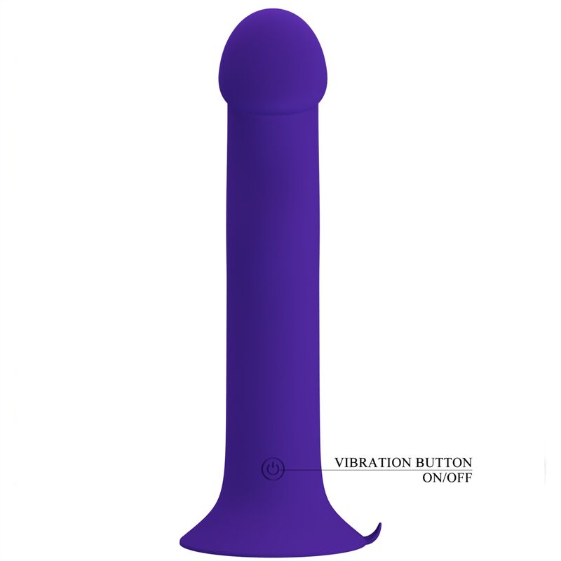 Pretty Love - Murray Youth Vibrating Dildo & Rechargeable Purple