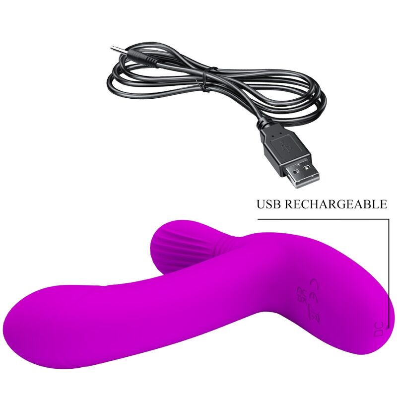 Pretty Love - Geri Klitoris Massager Rosa Fernbedienung