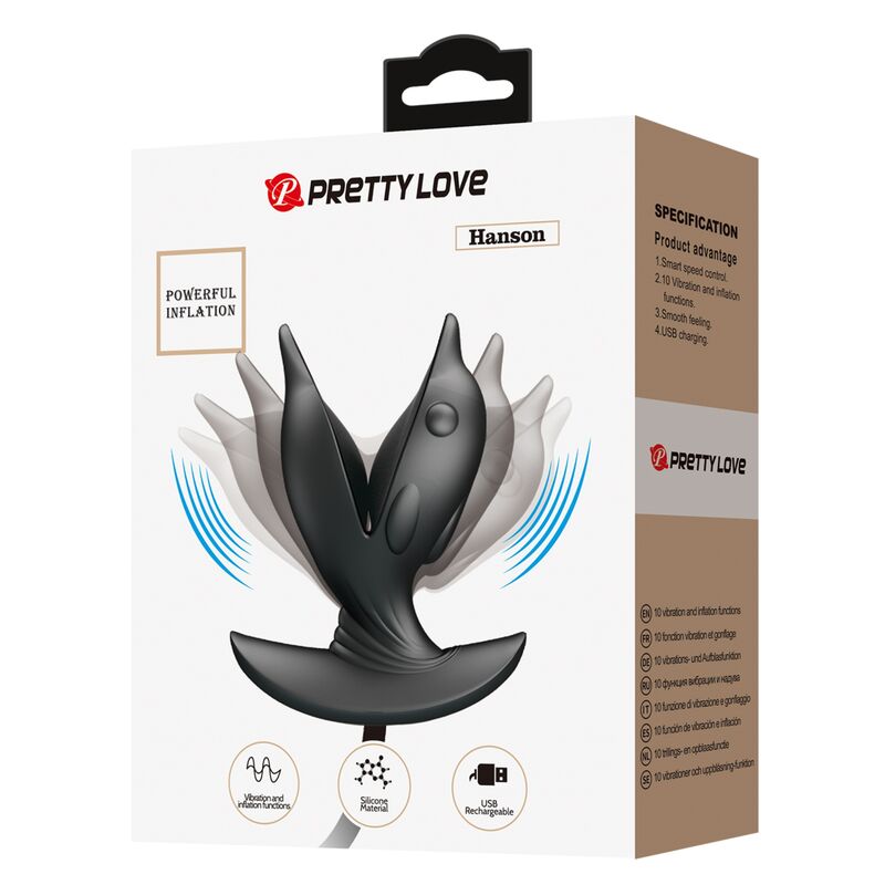 Pretty Love - Inflatable & Rechargeable Dolphin Anal Plug