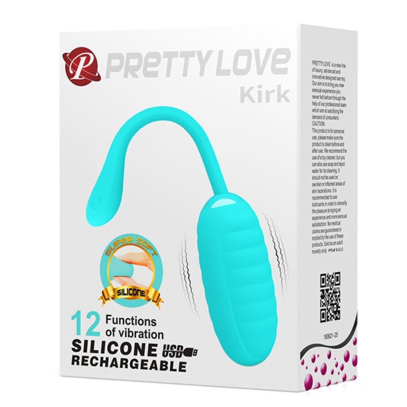 Pretty Love - Kirk Lime Green Rechargeable Vibrating Egg