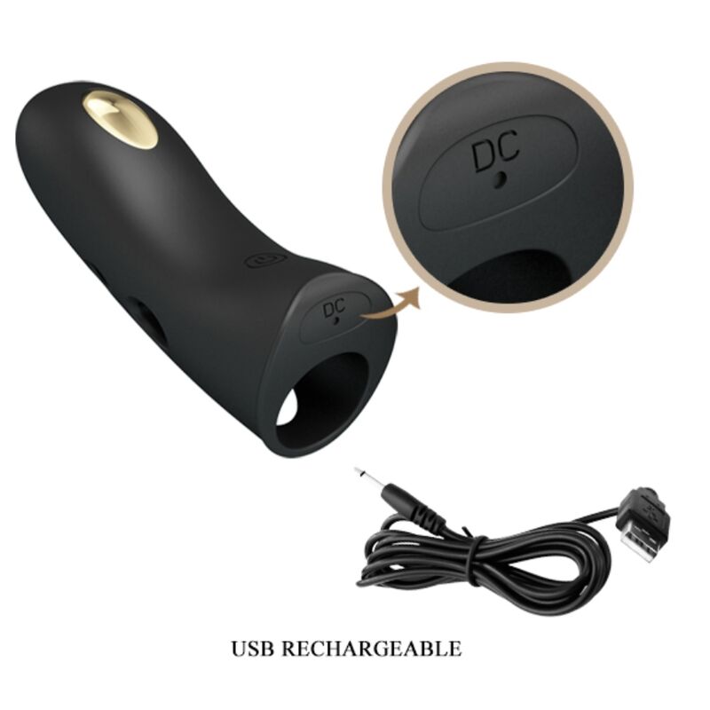 Pretty Love - Marico Black Electro-Stimulation Finger Sleeve