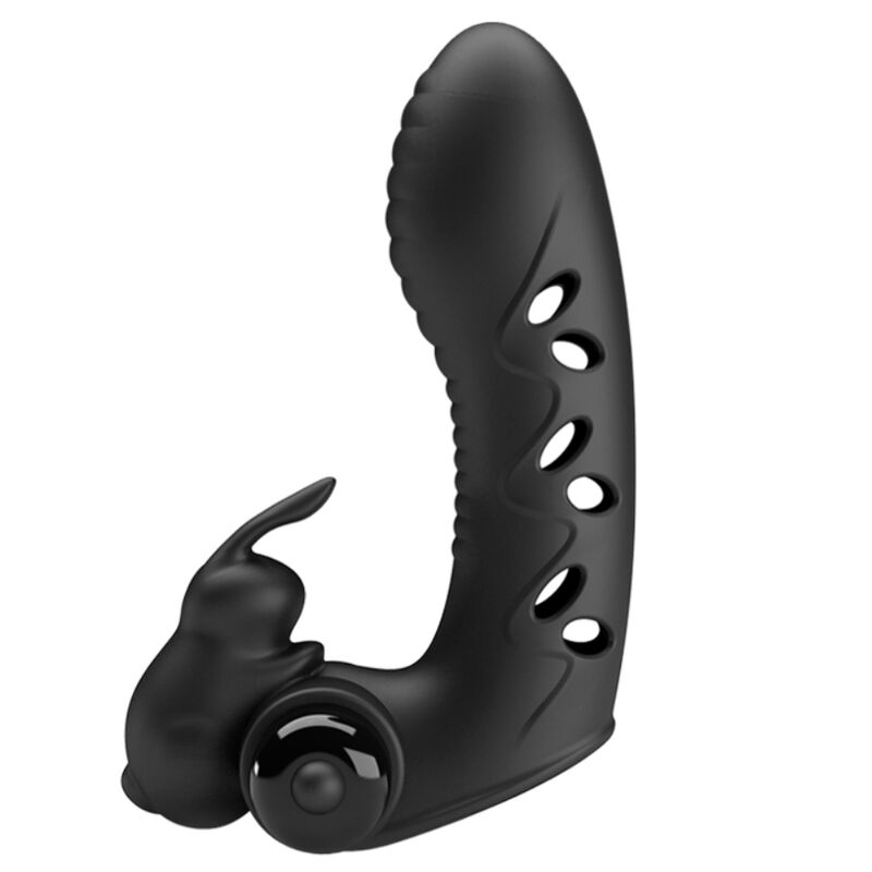 Pretty Love - Vance Black Rabbit Vibrator Finger Sleeve