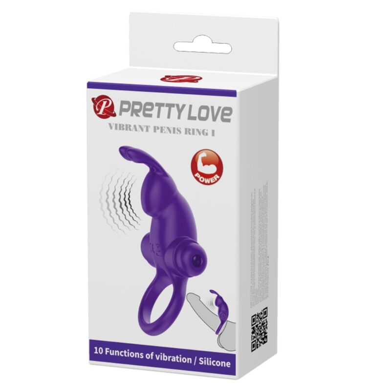 Pretty Love - Vibratorring I Kaninchen Fãœr Lila Penis