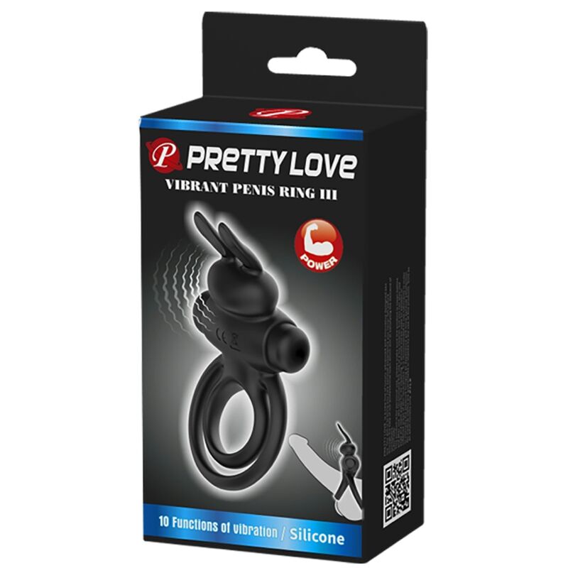 Pretty Love - Vibrator Iii Kaninchenring Fãœr Schwarzen Penis