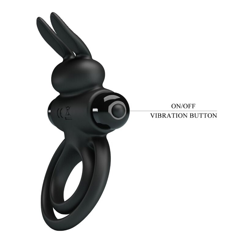 Pretty Love - Vibrator Iii Kaninchenring Fãœr Schwarzen Penis