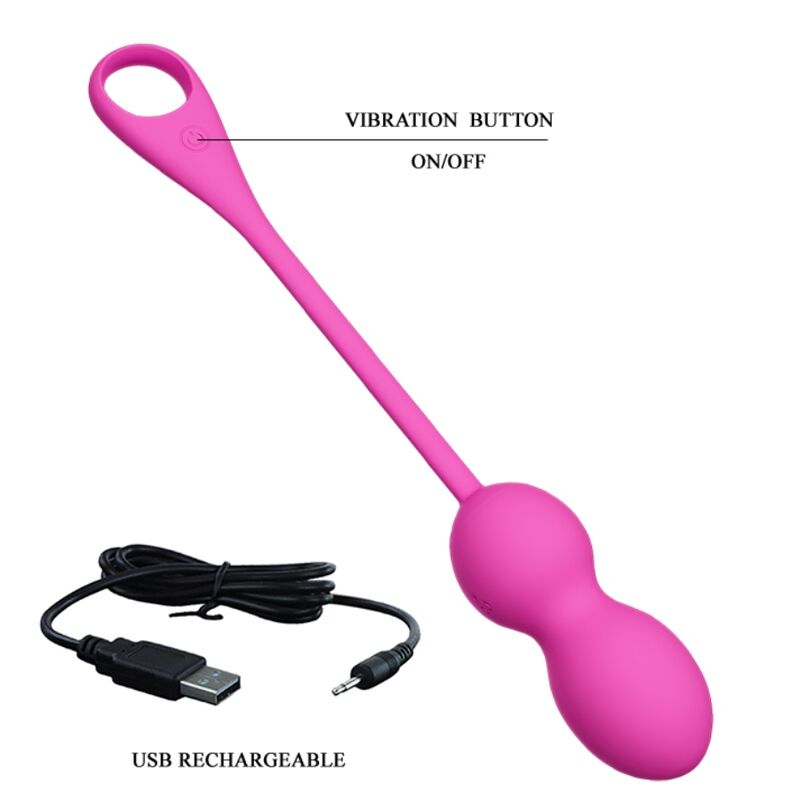 Pretty Love - Elvira Pink Rechargeable Vibrating Bullet