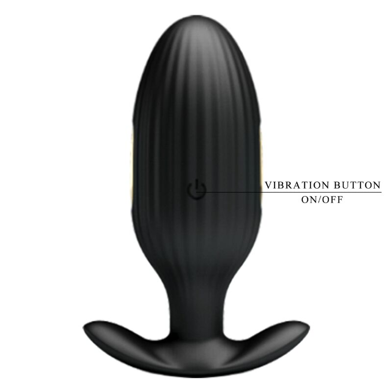Pretty Love - Jefferson App-Controlled Anal Plug Black
