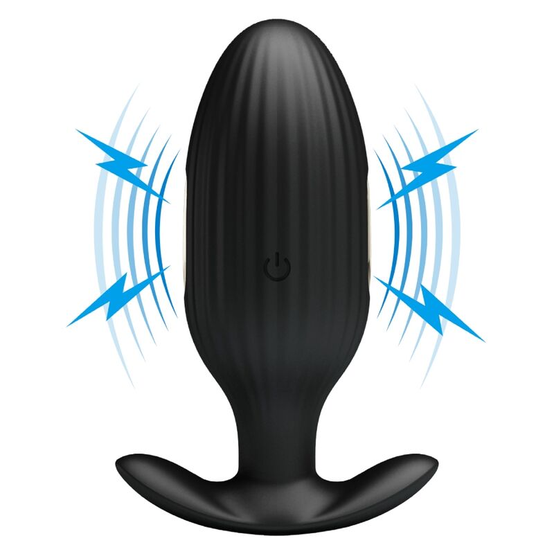 Pretty Love - Jefferson App-Controlled Anal Plug Black