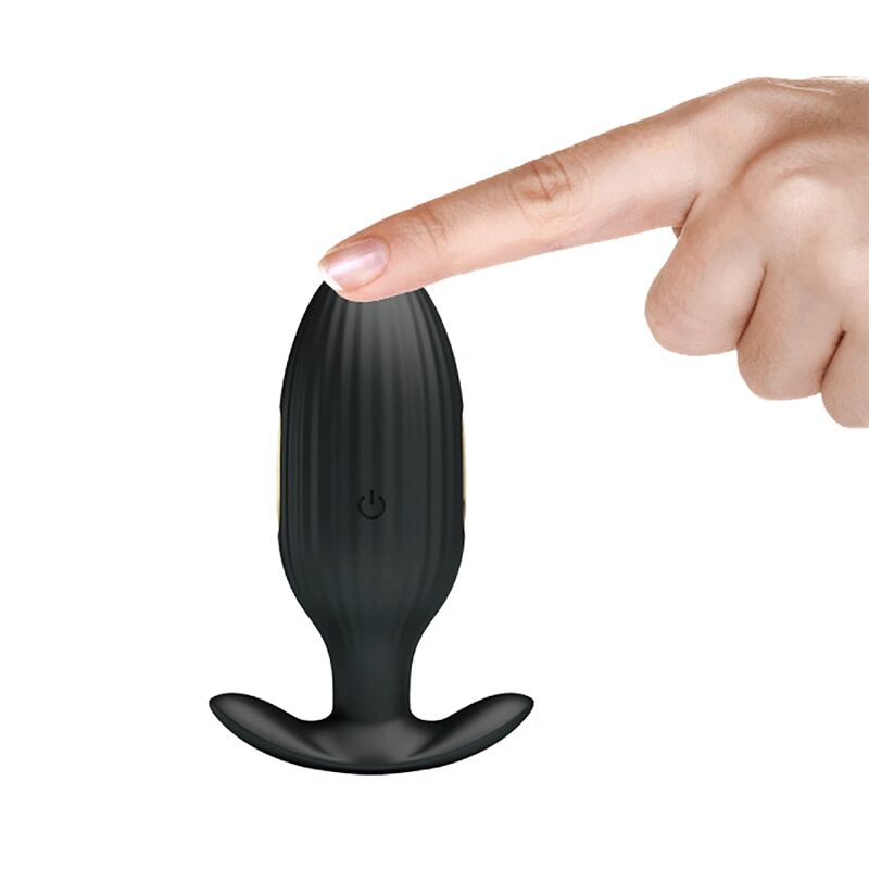 Pretty Love - Kelly Plug Anal Wiederaufladbarer Vibrator Schwarz