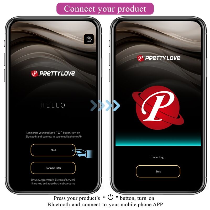 Pretty Love - Jefferson App-Gesteuerter Analplug Schwarz