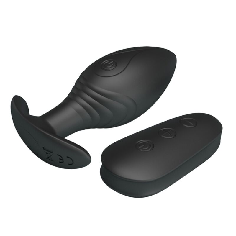 Pretty Love - Regina Anal Plug Wiederaufladbarer Vibrator Schwarz