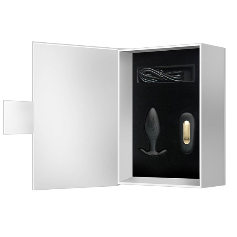 Pretty Love - Regina Anal Plug Wiederaufladbarer Vibrator Schwarz