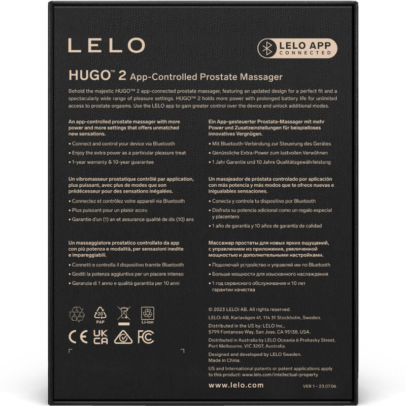 Lelo - Hugo 2 Grãœnes Prostatamassager