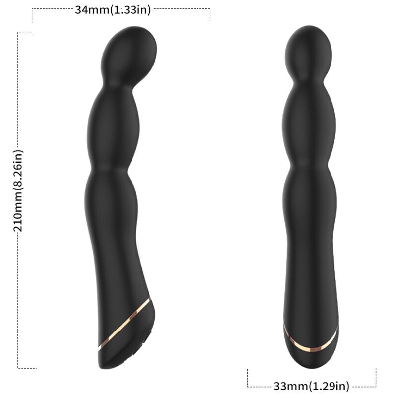 Armony - Bambu Vibrator Einstellbar Schwarz