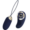 PRETTY LOVE - MINA VIBRIERENDES EI MIT FERNBEDIENUNG BLAU