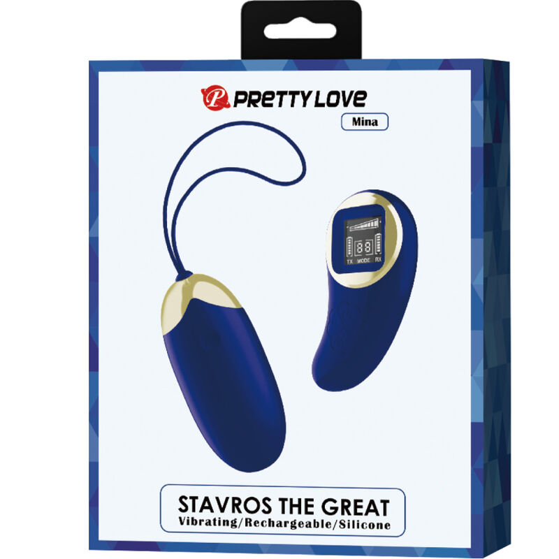 Pretty Love - Mina Vibrierendes Ei Mit Fernbedienung Blau