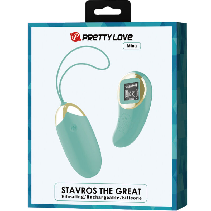 Pretty Love - Green Remote Control, Vibrating Egg