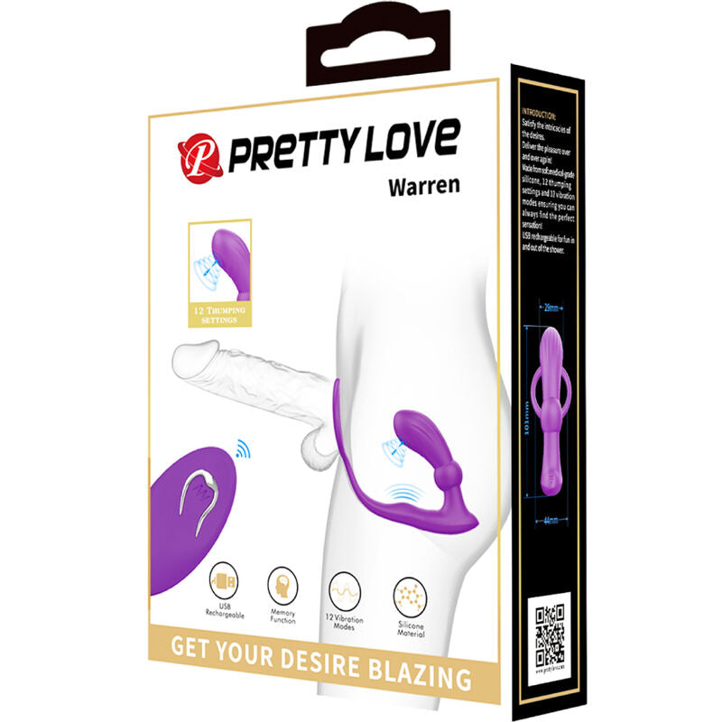 Pretty Love - Warren Ring & Violet Anal Vibrator