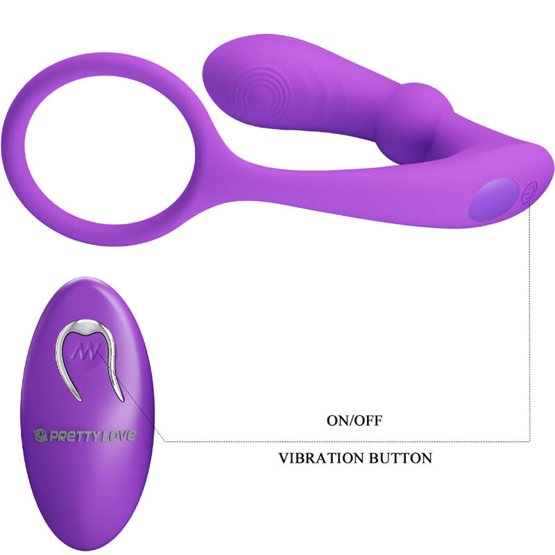 Pretty Love - Warren Ring & Violet Anal Vibrator
