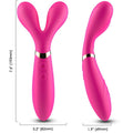 ARMONY - Y-WAND MASSAGER & VIBRATOR DOPPELKOPF FUCHSIA