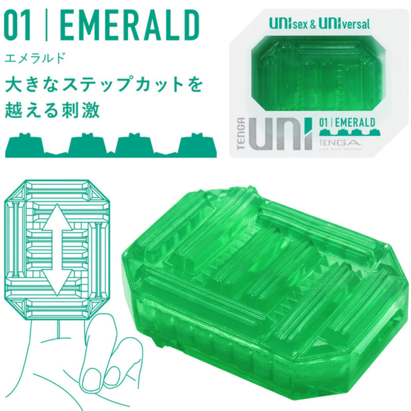 Tenga - Uni Variety Masturbator Fingerhühsch Packung 4 Einheiten