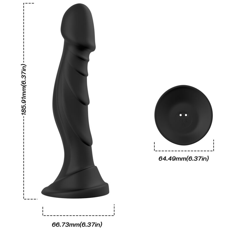 Armony - Dildo Vibrator & Anal Plug Fernbedienung Schwarz