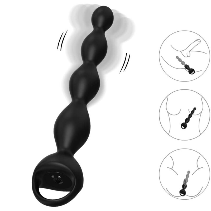 Armony - Vibrator Finger Anal Plug Schwarz