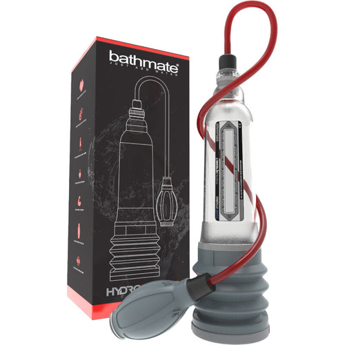 BATHMATE HydroXtreme 7 Penis-Pumpe mit transparentem Zylinder und Handpumpe, für Penisvergrößerung und Erektionshilfe